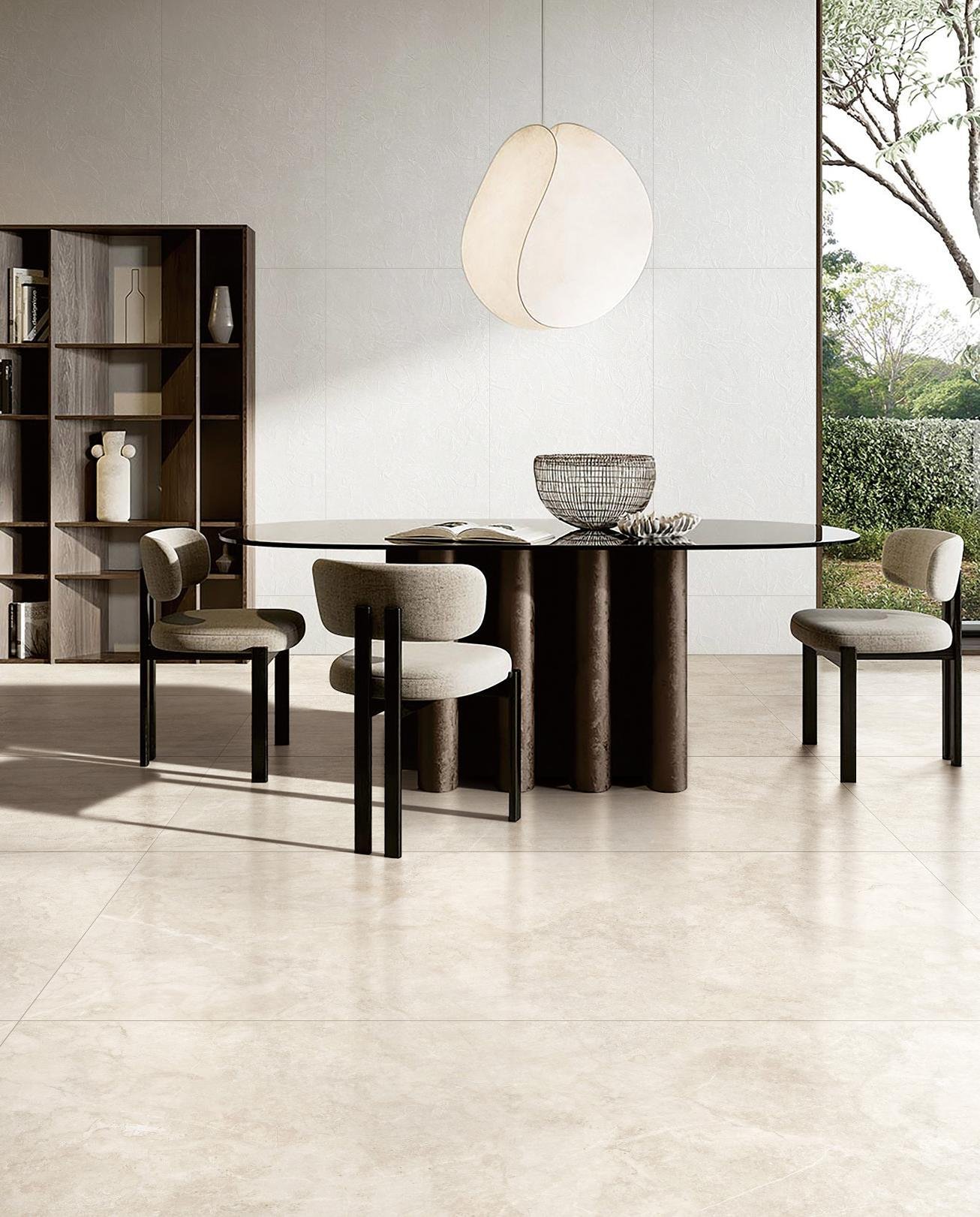 Luxury large format porcelain tile