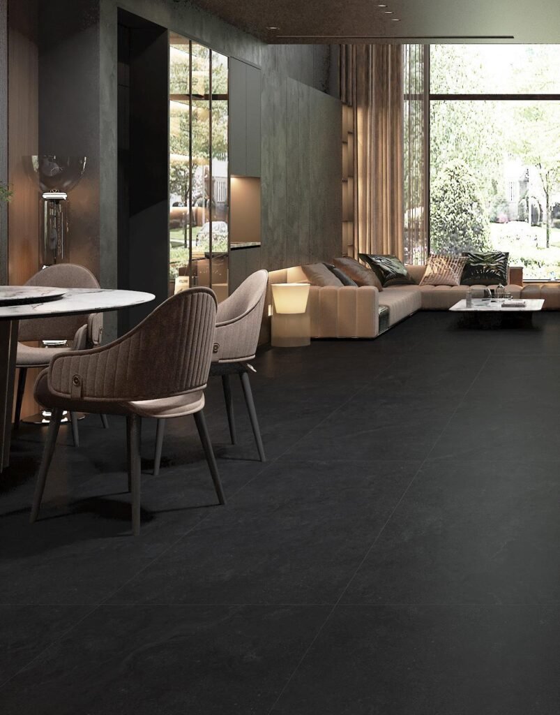 ROCK Grey Limestone Porcelain Tile Collection