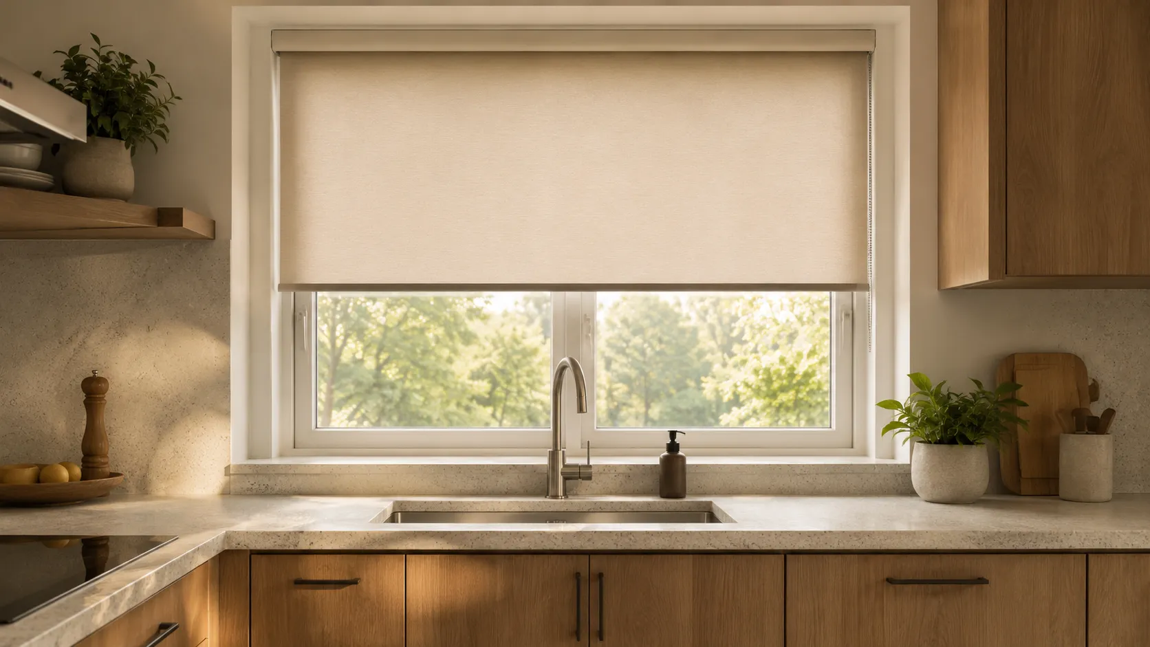 Large window roller blind inspiration
