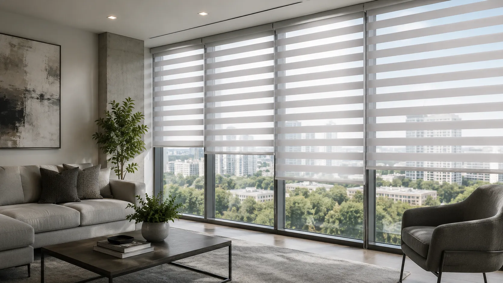 Bay window blind measuring guidance