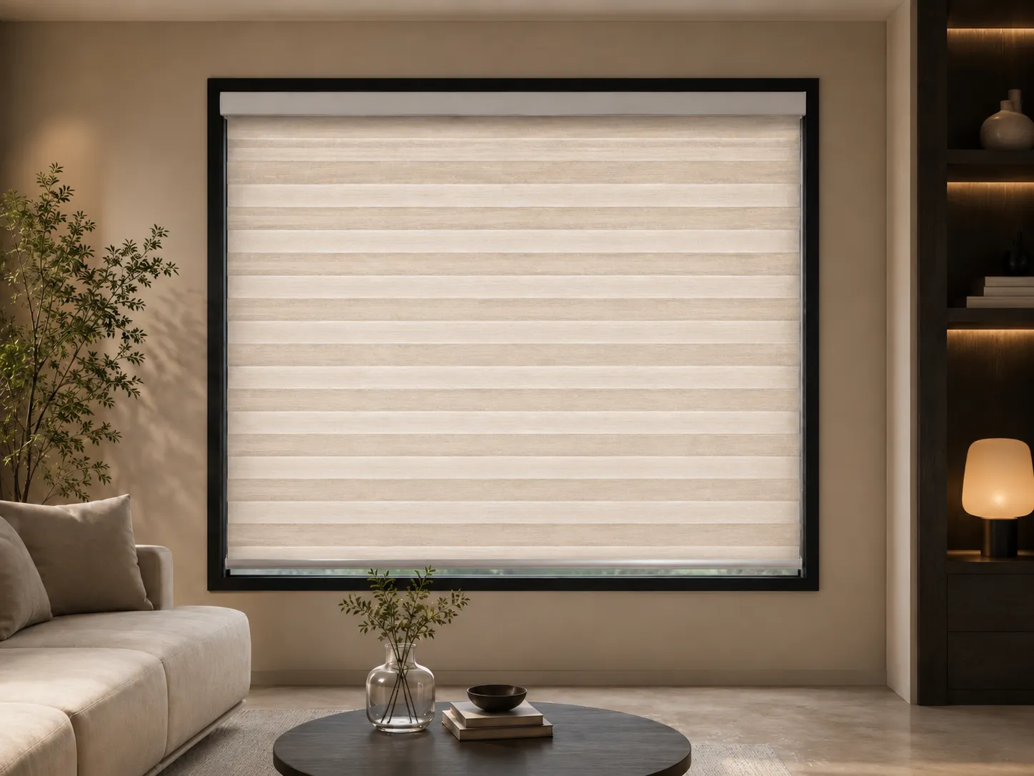 AureliaLoom Linen-Textured Zebra Blinds - Image 2