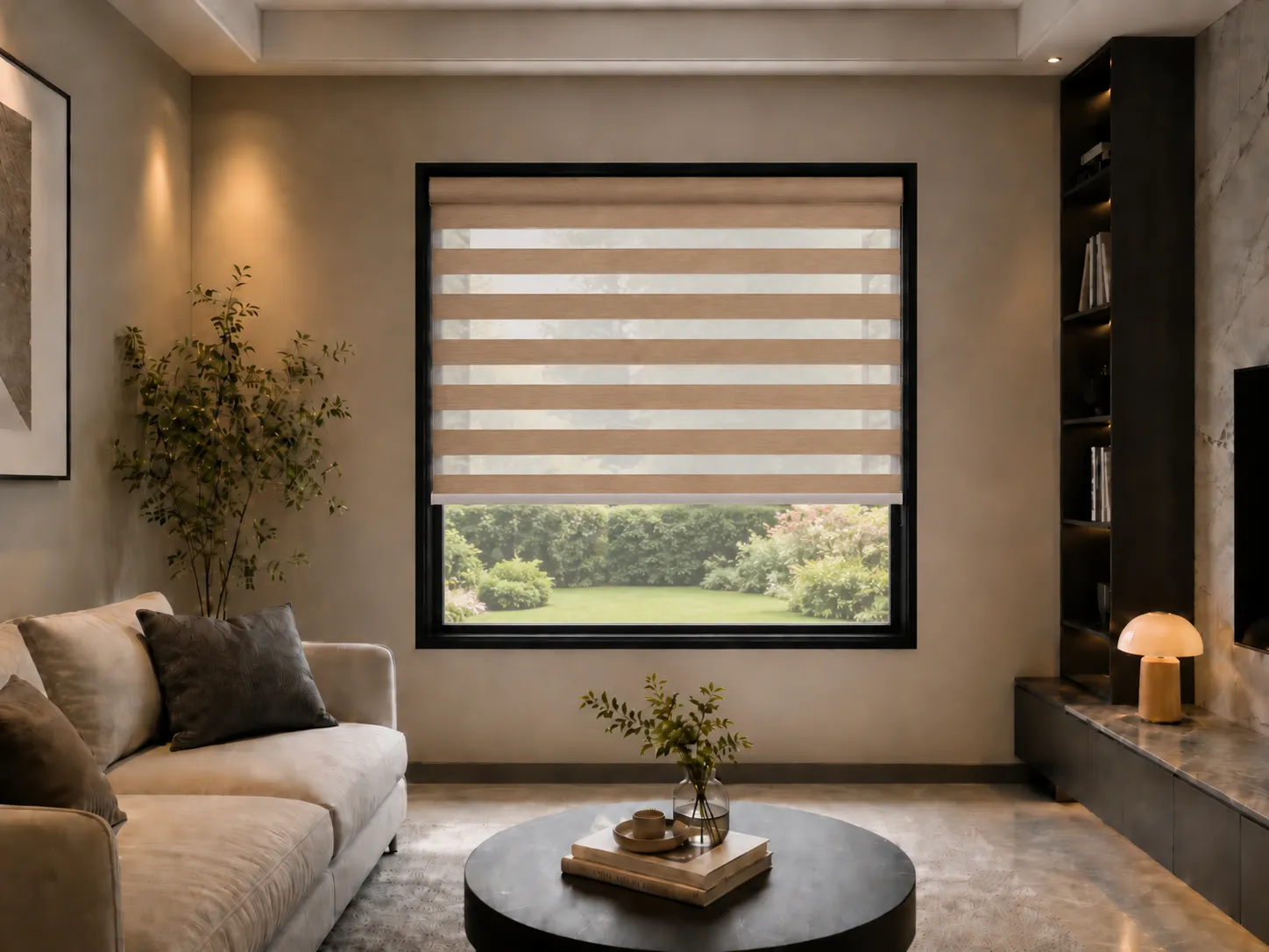LinenAura Custom Zebra Blinds