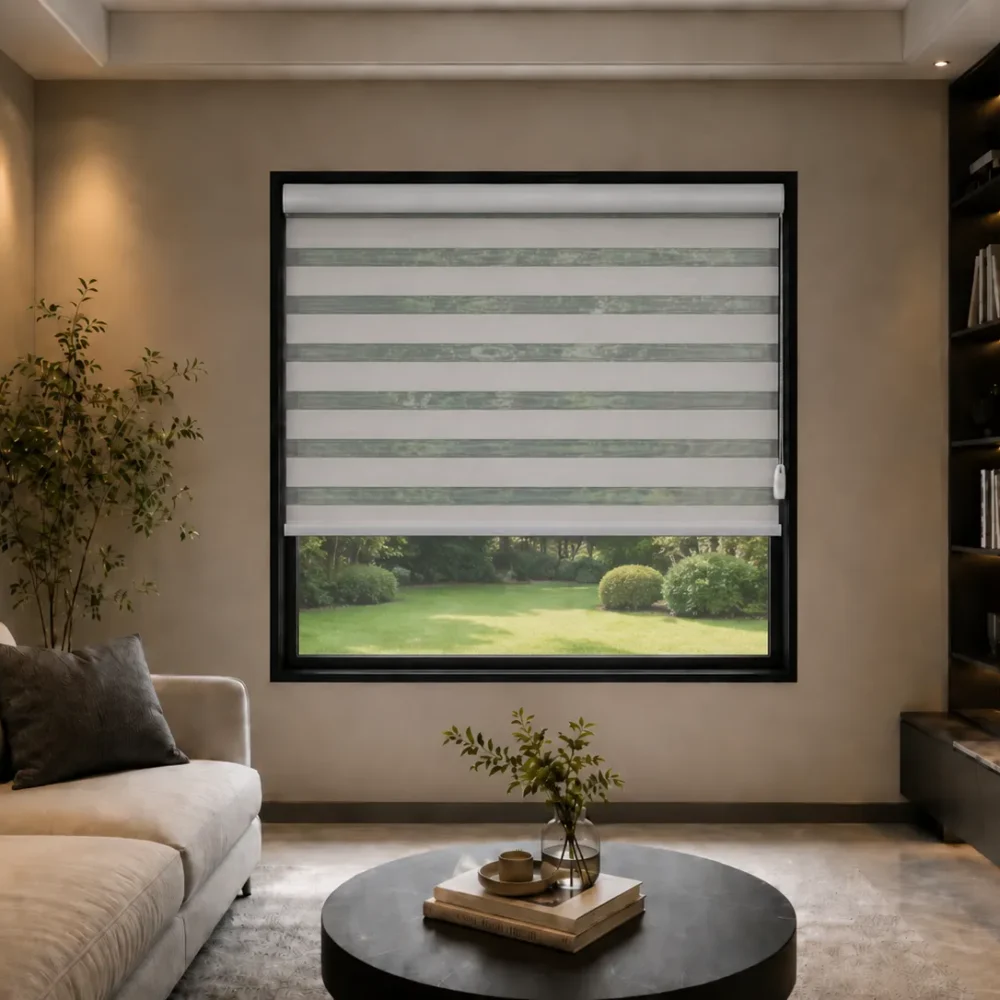 OpalVeil Custom Zebra Blinds