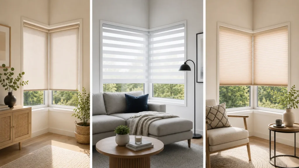 zenith Corner Windows blinds